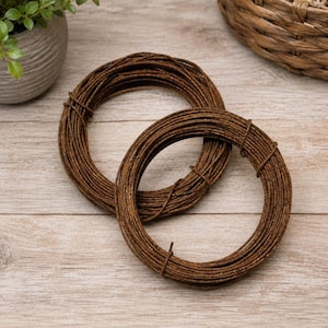 2 Rolls: 20 Gauge Rusty Wire 30 Feet Each Craft Supplies