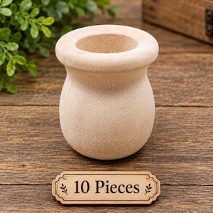 1-1/4" Bean Pots Craft Candle Supplies 10 Pieces