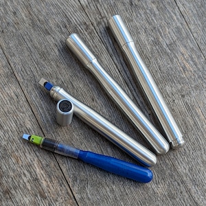3P-Halter - Jumbo - Aluminium gebürstet
