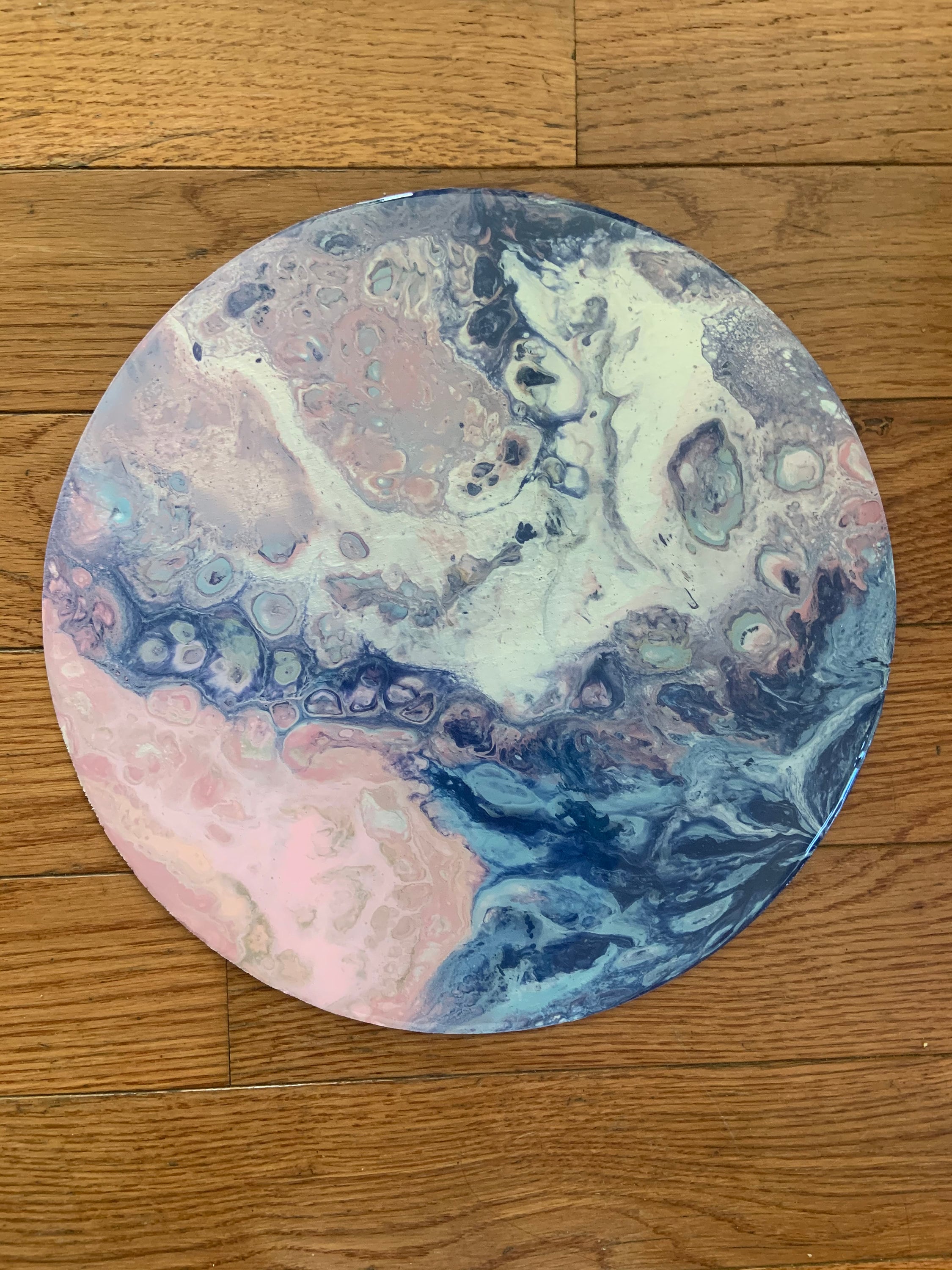 12inch Wooden Circle Wall Art Etsy