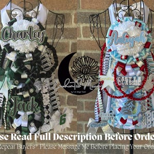 Homecoming Half Mum, Mini Homecoming Mum, Mini Homecoming Garter, Single Mum Flower for Homecoming, Texas Homecoming