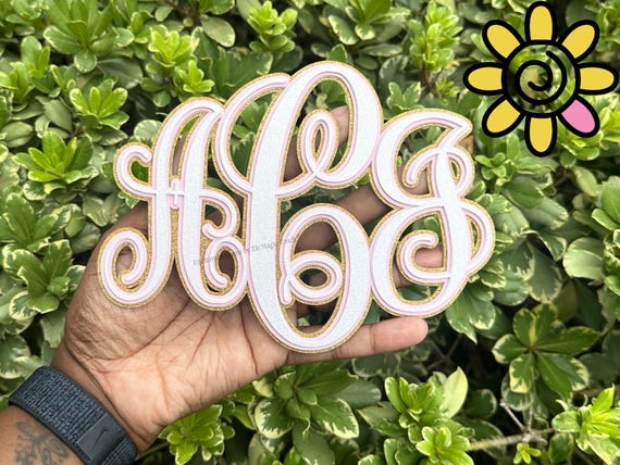 Homecoming Mum Monogram Cutout, Texas Homecoming Mum AddOn, Homecoming Mum Accessories