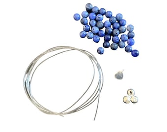 Gemstone bracelet itself knotting | Gemstones & accessories of your choice