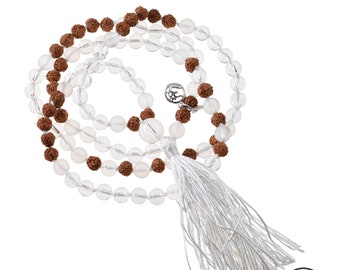 Gemstone Mala Necklace "Clarity" | Bergkristall