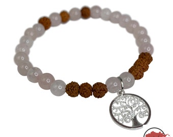 Edelstein Mala Armband "Liebe"