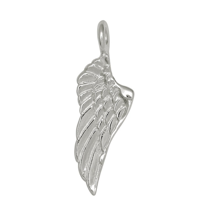 Flügel Kabriel 20mm, Silber für Armbänder oder Halsketten Bild 1