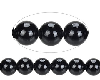 10x ball | Schörl |  glossy | 8 mm