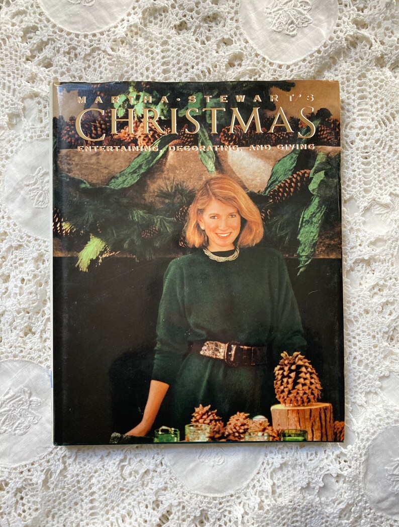 2022 Martha Stewart Christmas Martha Stewarts Christmas Book Vintage 1989 Hardback With Etsy