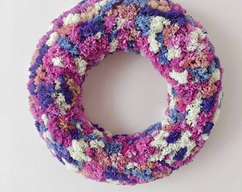 Vintage Inspired Natural Flower Decor, Floral Gift, Spring Wreath, Dry Flower Centerpiece