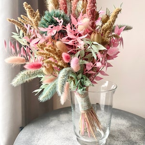 Dried Flowers Bouquet, Party Decor, Preserved Flowers Gift, Office Table Centerpiece image 1