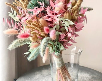 Dried Flowers Bouquet, Party Decor, Preserved Flowers Gift, Office Table Centerpiece