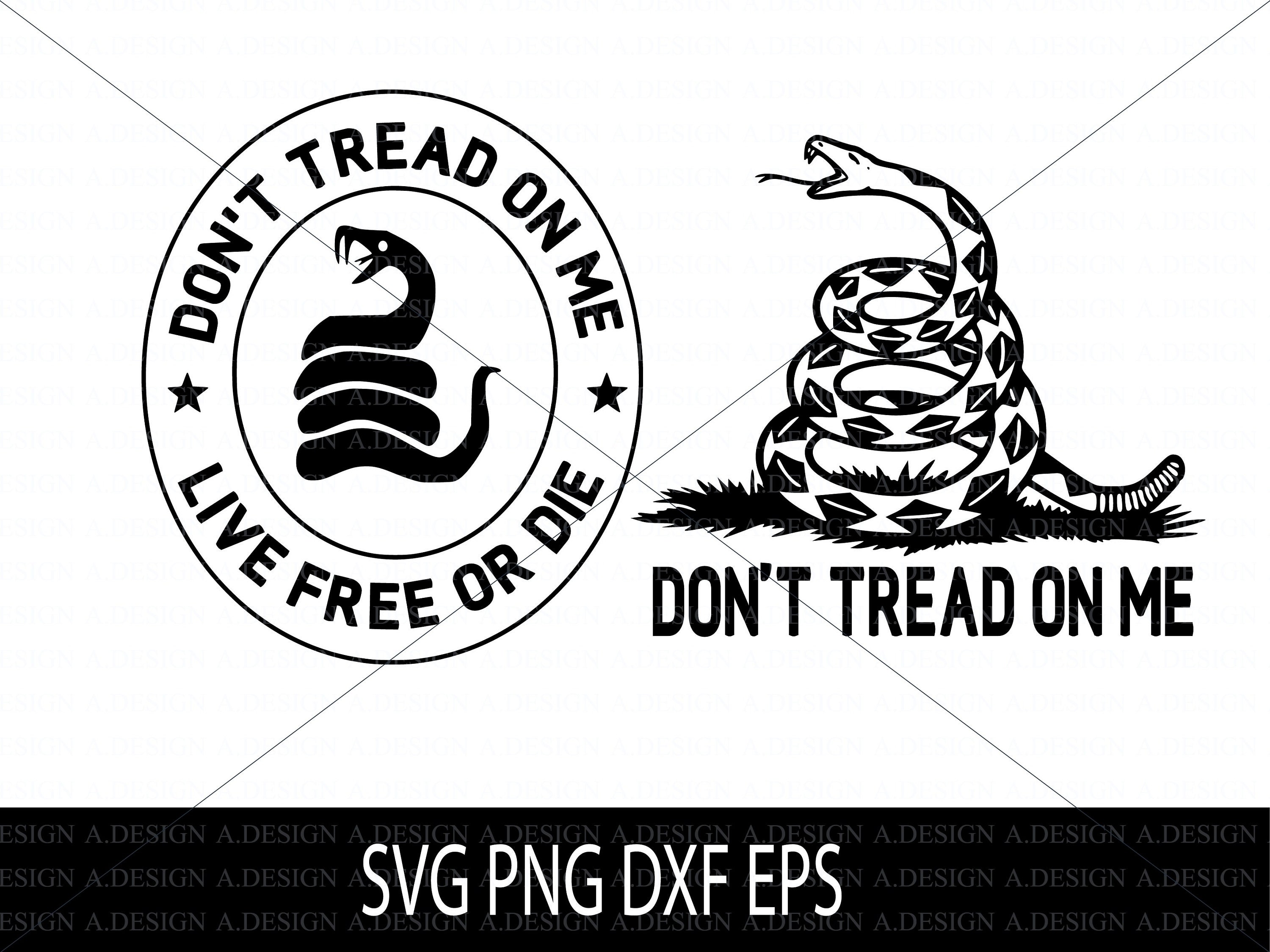 Don't Tread on Me SVG Live Free or Die Svg Dont Tread - Etsy UK