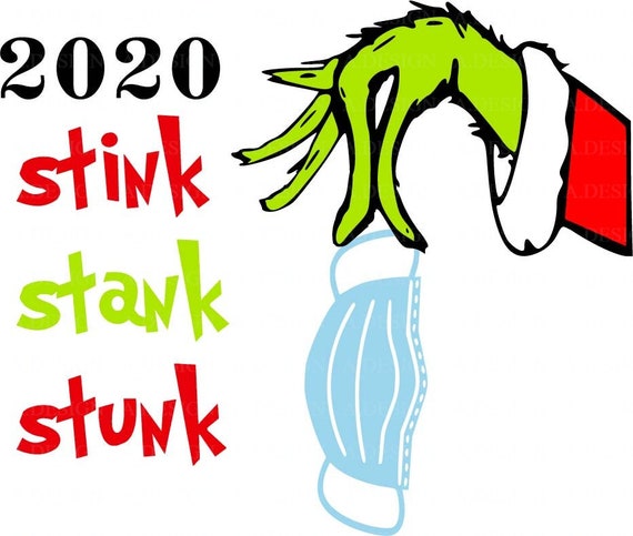 Download Stink stank stunk svg Christmas 2020 svg Grinch Hand svg ...