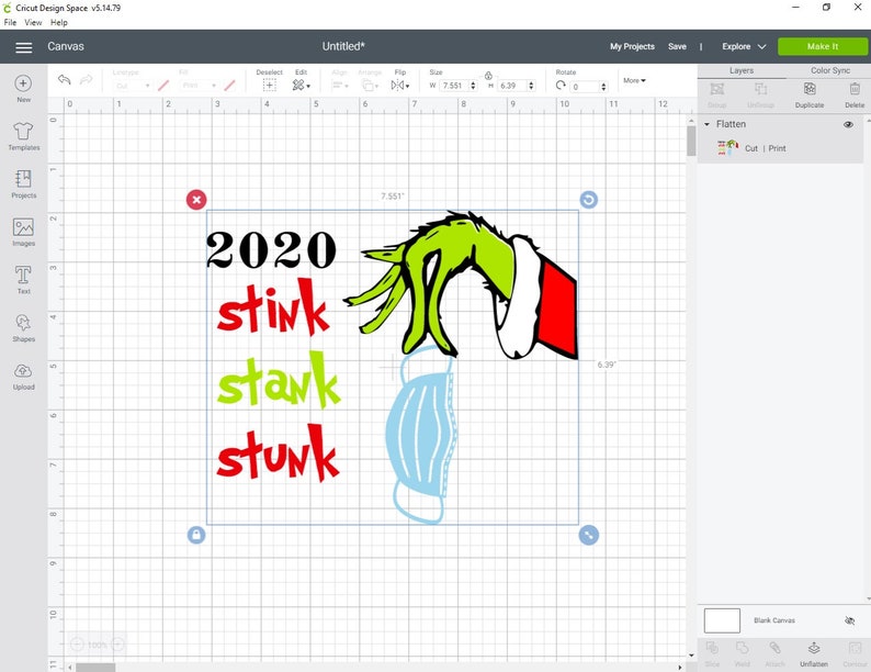 Download Stink stank stunk svg Christmas 2020 svg Grinch Hand svg ...