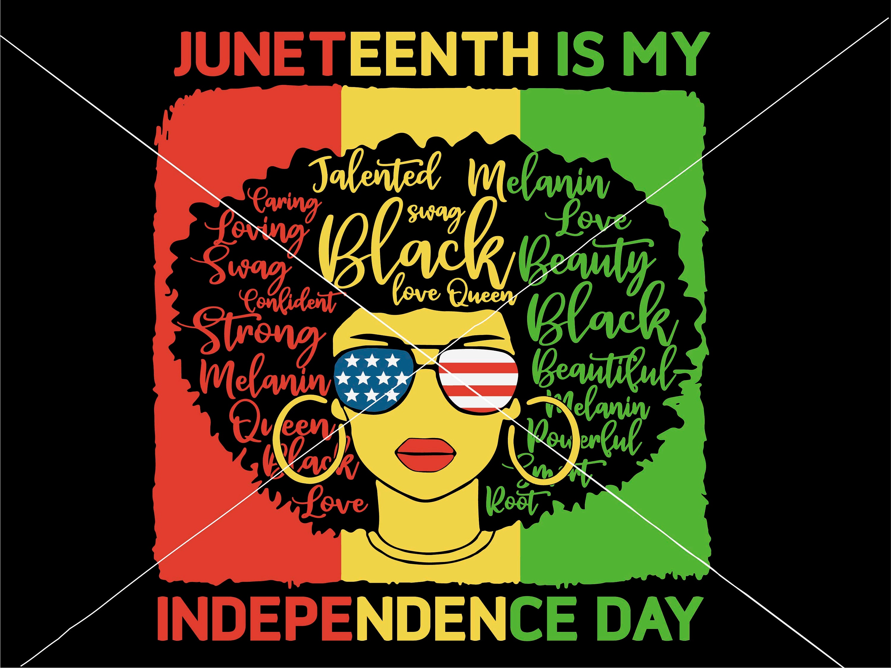 Juneteenth Is My Independence Day SVG | Black Women Svg | Black Histo…
