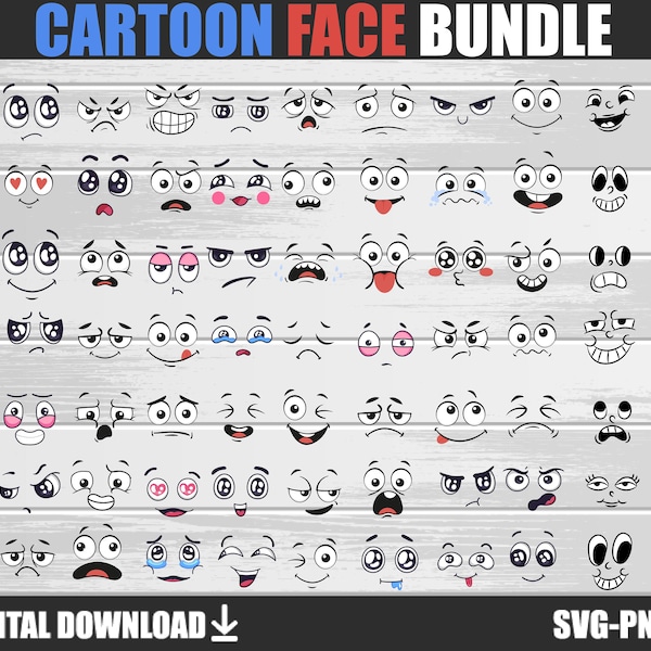 Cartoon eyes svg Cartoon eyes Svg Png files for Cricut Cartoon eyes cut files Comics eyes svg Cartoon eyes svg bundle Cartoon comic eyes svg