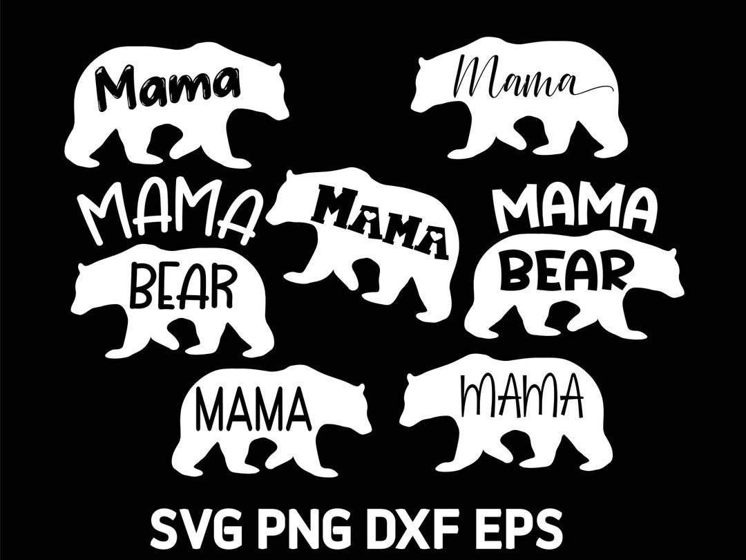 Mama Bear SVG, Mommy SVG, Mom to Be Svg, Mom Shirt Design, Bear Mama ...