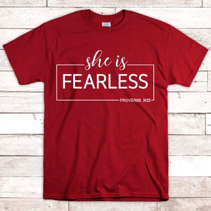 She is Fearless Proverbs SVG 31 25 Svg, Bible Verse Svg, Christian Svg ...