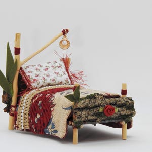 Fairy bed, enchanted miniature bed
