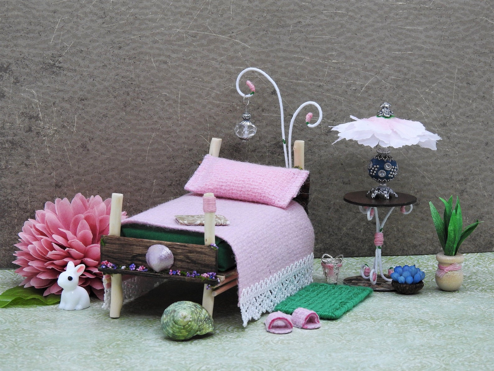 42 pc set OOAK 112 fairy doll house cedar wood furniture Etsy