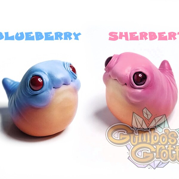 ONLY ONE EACH - Adorable owo Chonky Grotto Worm Polymer Clay Fantasy Creature Magical Rock Monster Handmade Sculpture Ooak Collectible