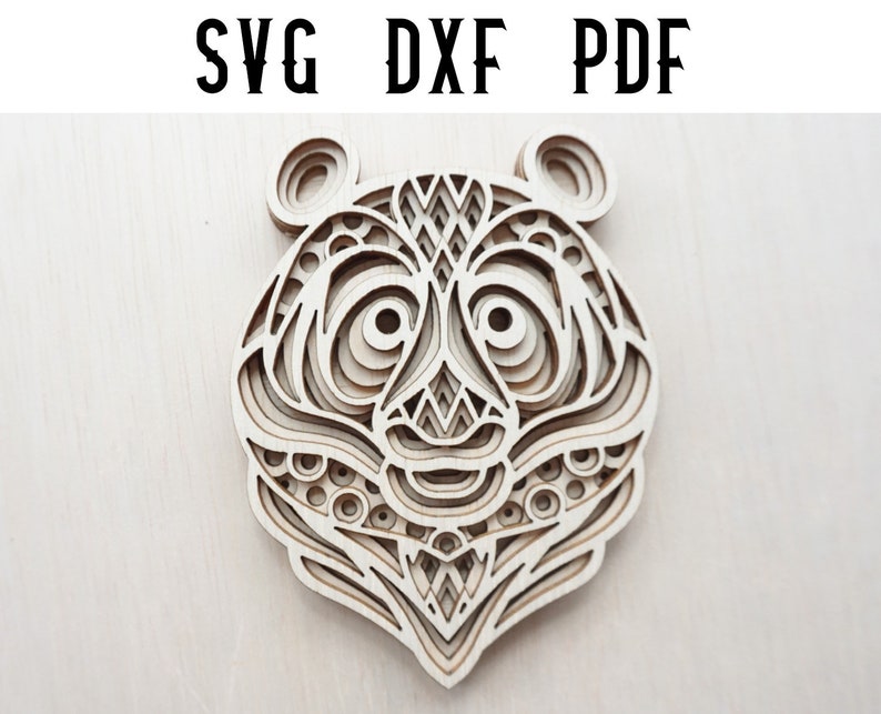 Free Free Layered Animal Mandala 41 SVG PNG EPS DXF File