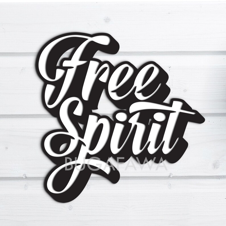 Download Free Spirit SVG Funky / Laser Cut File / Vector Graphic ...