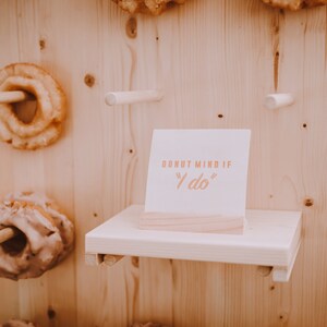 Wedding donut wall graphics