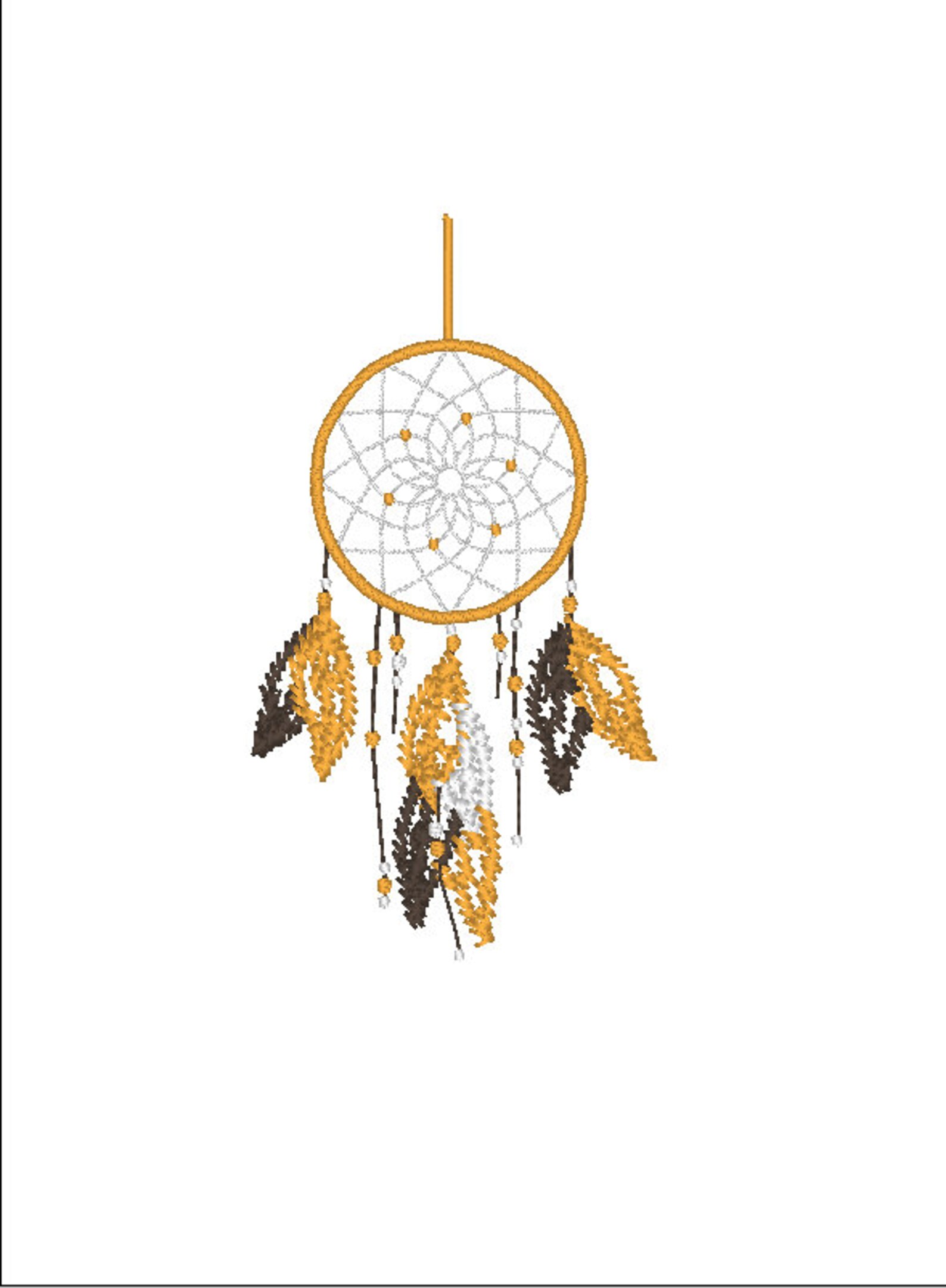 Dream Catcher Machine Embroidery Designstitch Embroidery Etsy