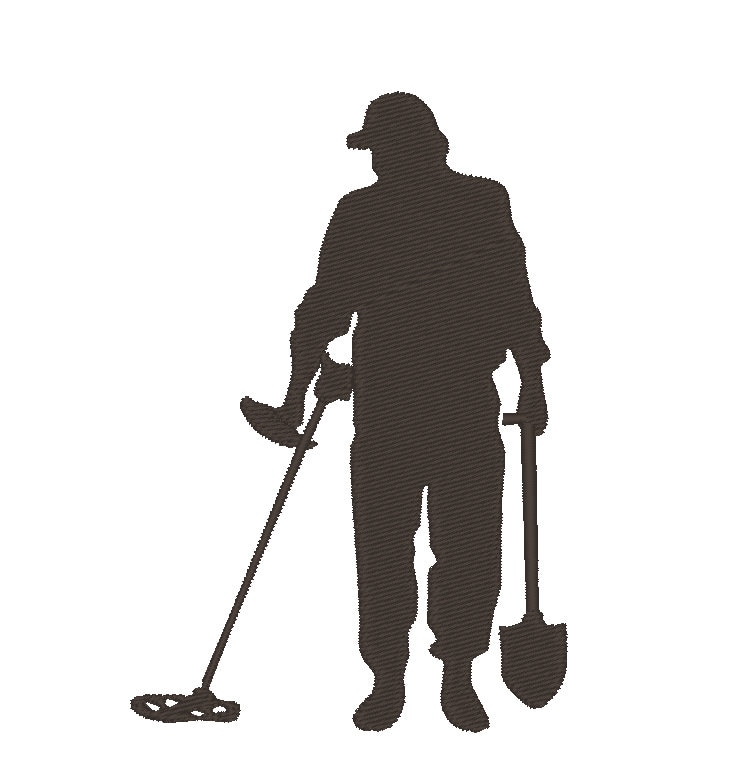 Metal Detecting Treasure Hunt Dxf for Silhouette Etsy Ireland