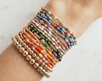 Viva Handmade BLU Black Orange TURTLEA Seed Beaded Bracelet B-14011 Viva Handmade BLU Black Orange TURTLEA Seed Beaded Bracelet B-14011