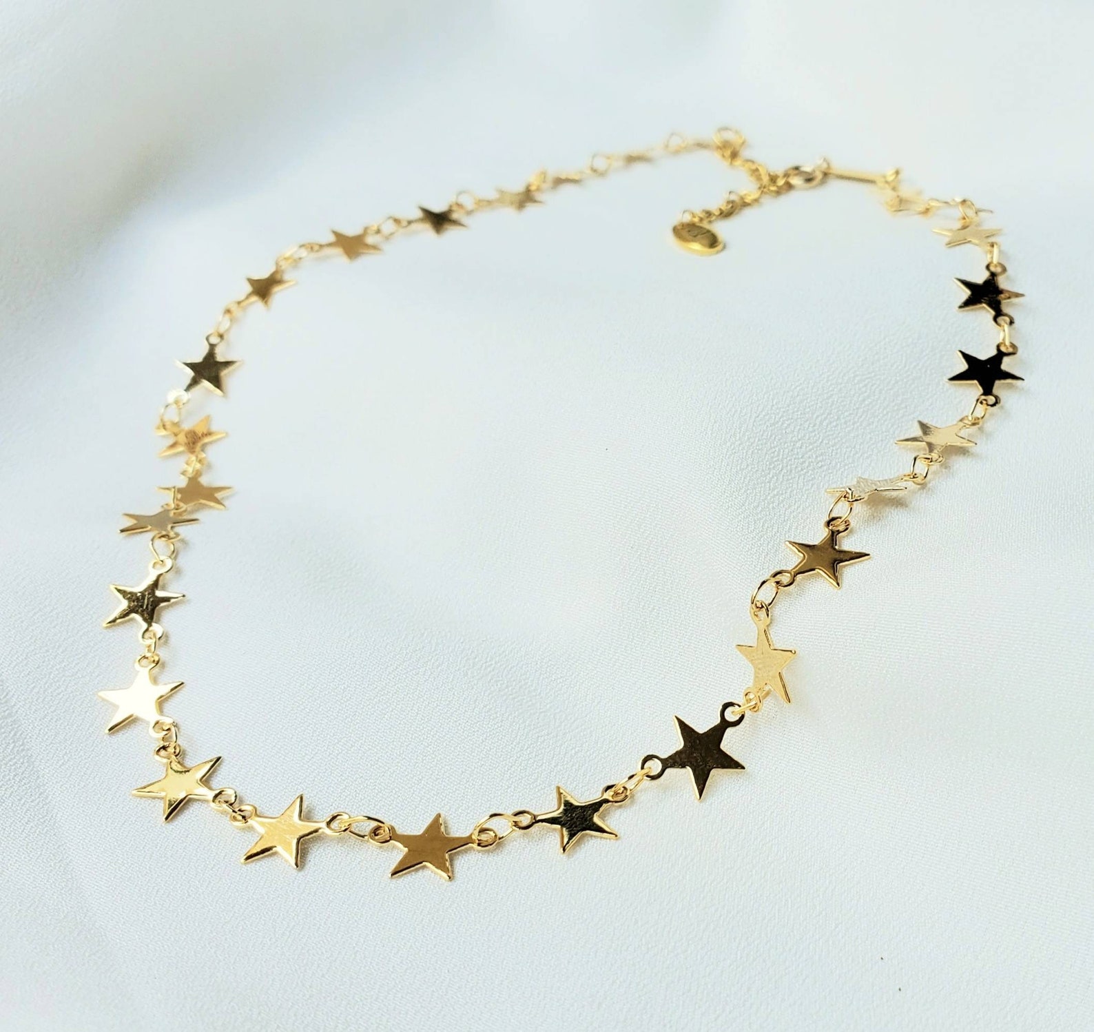 Star choker gold necklace Clearance