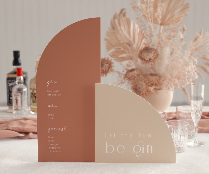 Wedding Drink Sign Arch, Modern Wedding Drink Sign, Wedding Bar Menu Sign, Alcohol Drinks Menu, Minimalist Bar Menu Wedding Sign Namib image 1