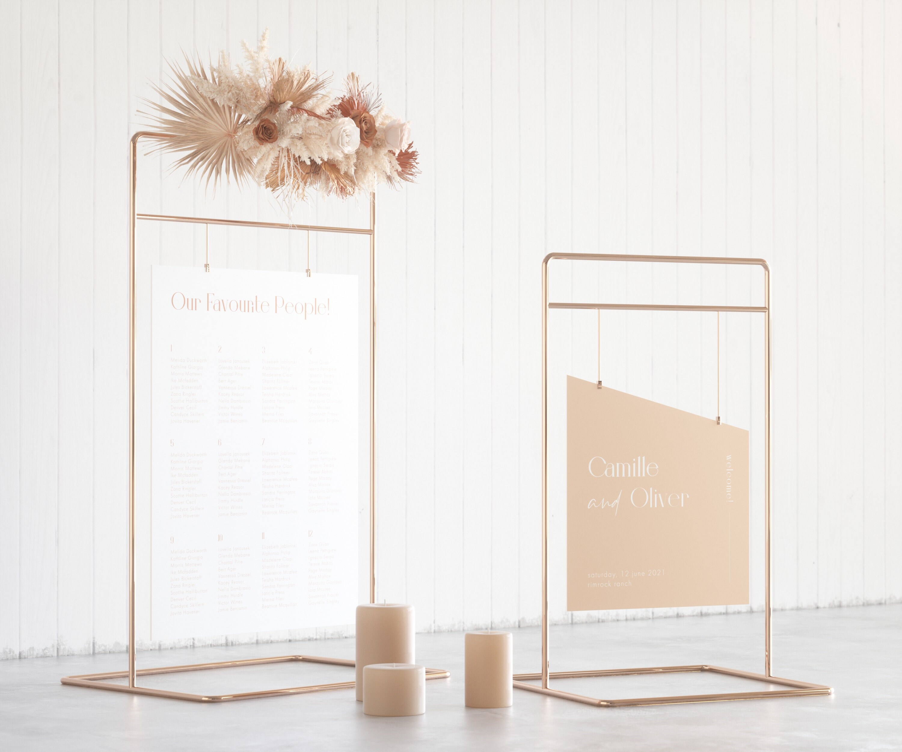 Arch Shape Wedding Welcome Sign Wedding Modern Ceremony Sign - Etsy