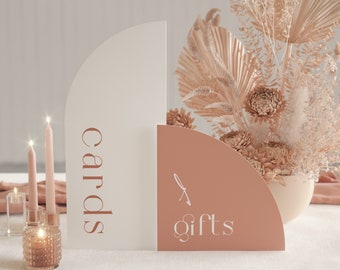 Modern Cards and Gifts Wedding Sign, Arch Cards and Gifts Table Sign, Tabletop Cards & Gifts Sign, Cards and Gifts Printable Signs - Namib