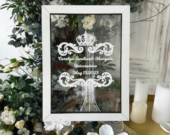 Mis Quince Guestbook Sign Quinceanera Birthday Guestbook Quinceanera Acrylic Guest Book Guestbook Quinceanera Gift Sweet 16 Guestbook