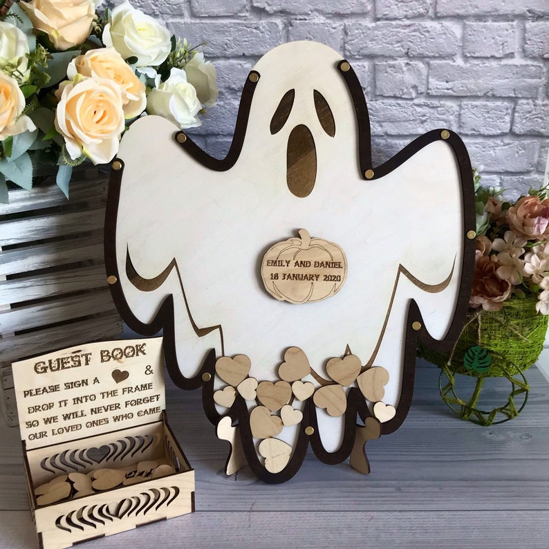 Personalized Halloween Wedding Guest Book Alternative Etsy