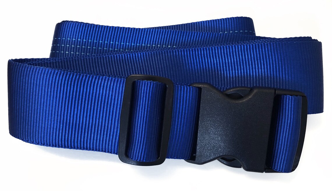 Physical Therapy Mobilization belt/strap TUBULAR WEBBING BLUE Etsy