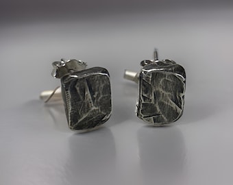 Silver Men’s Stud Earrings