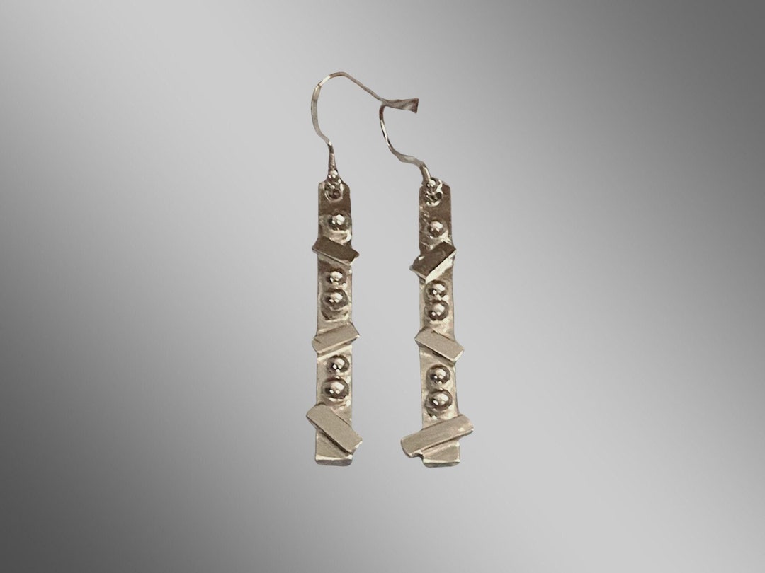 Earrings Abstract Dangles Gold - Bec Stern main image 1