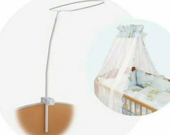 baby crib canopy drapes