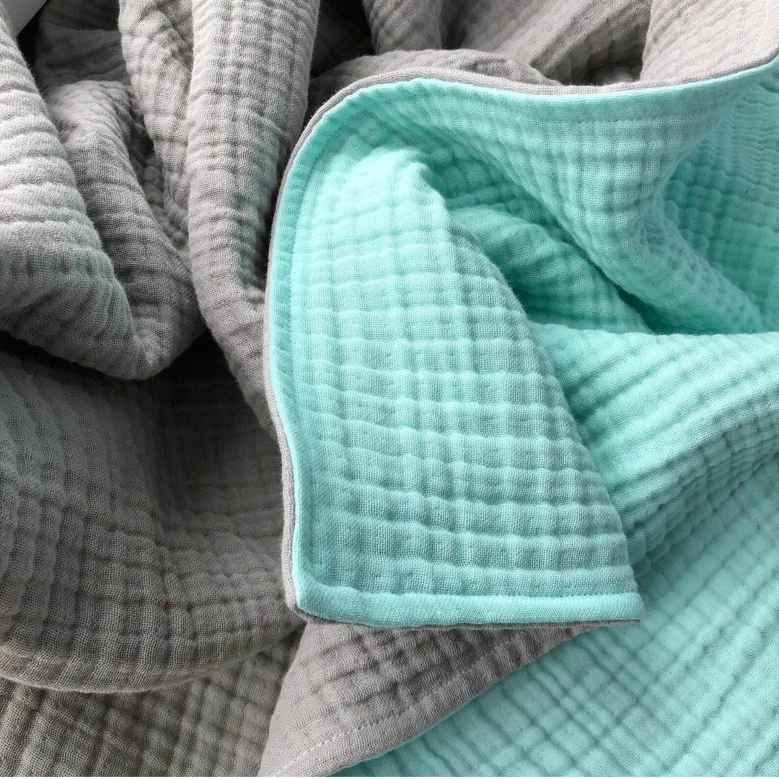 Muslin Blanket. Ready to ship. 8 layers muslin. Cotton Etsy