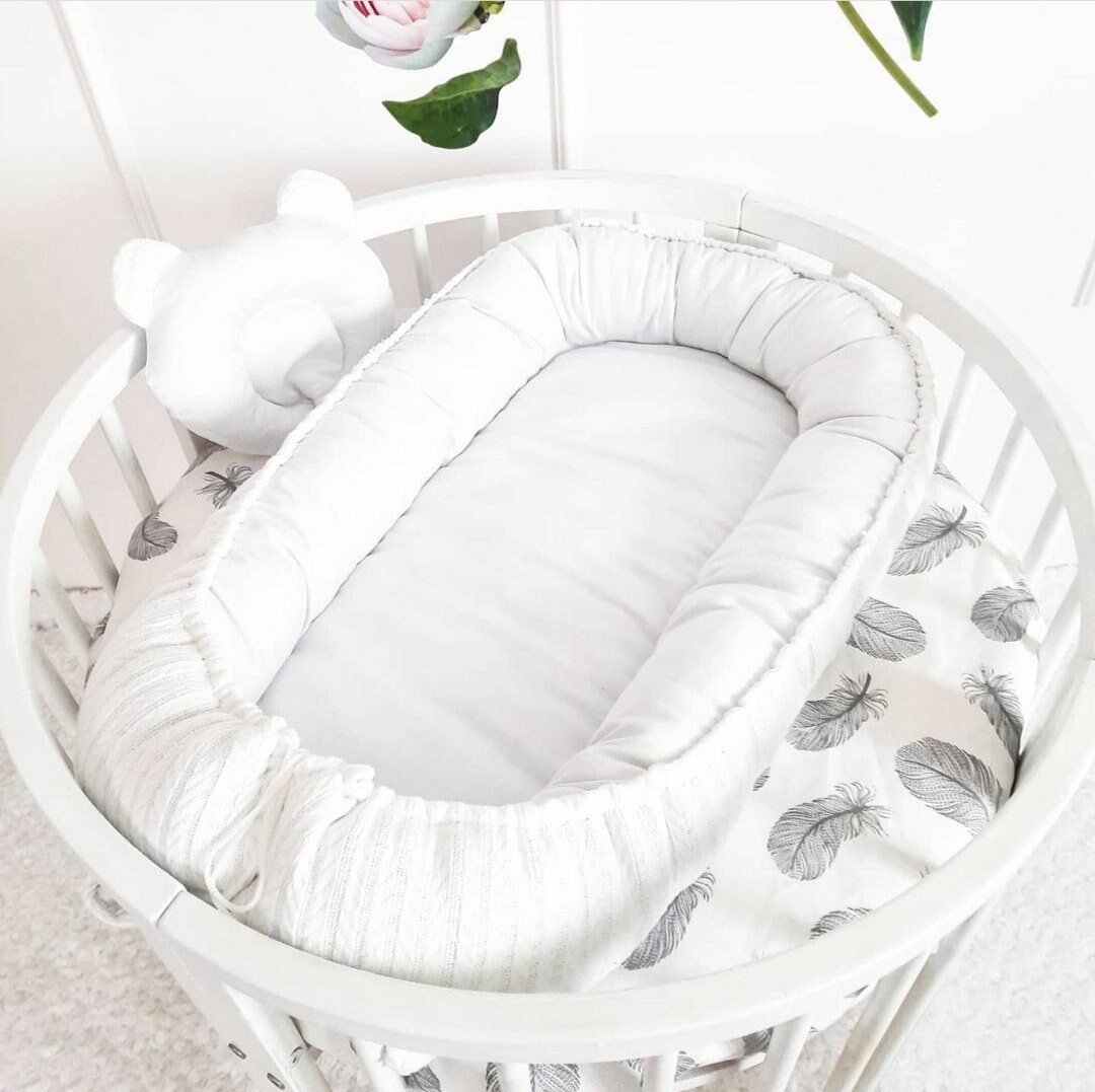 Baby nest Pillow as a gift ready to ship double sided Etsy