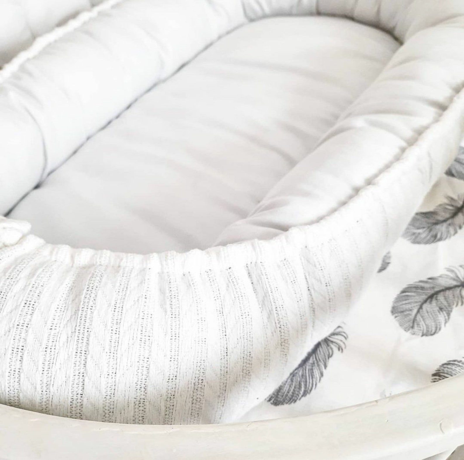 Baby nest Pillow as a gift ready to ship double sided Etsy