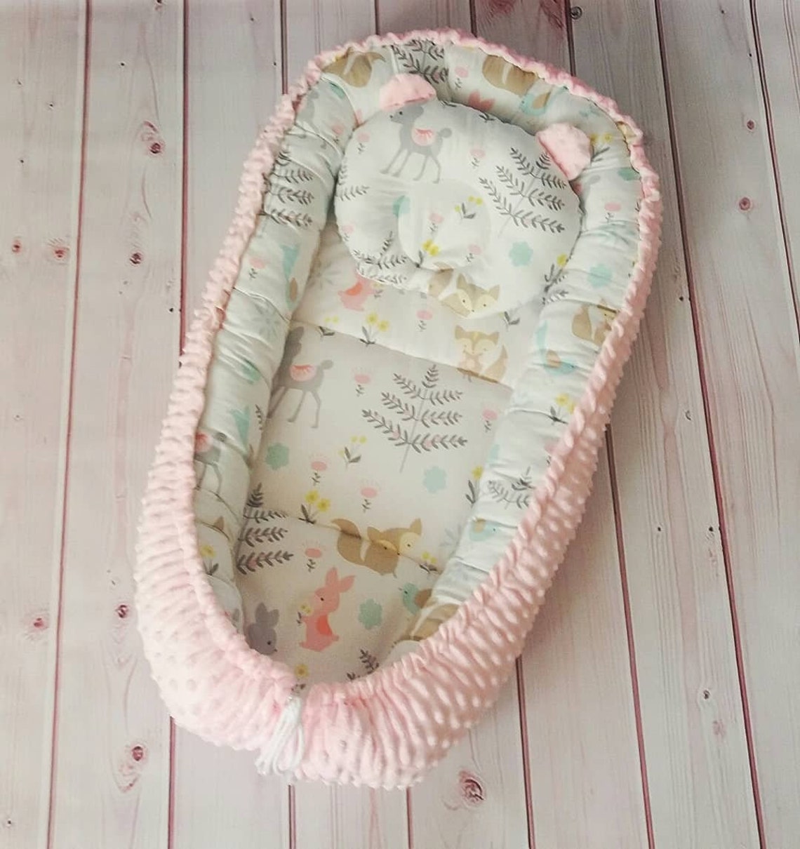 Handmade Baby Nest Bed baby sleep nest Sleeping Travel Bed Etsy