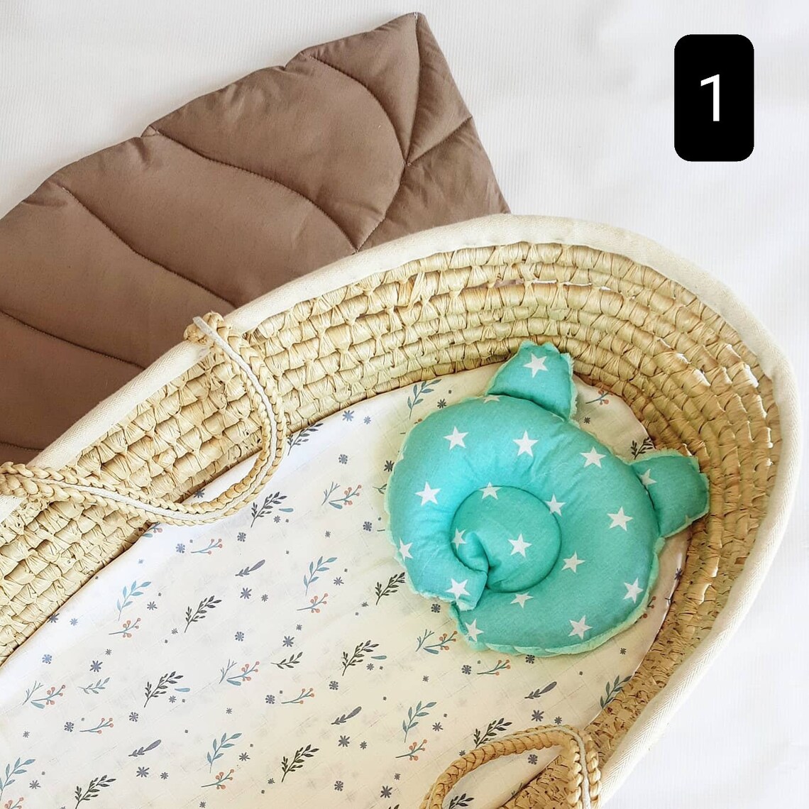 Pillow with ears Baby cushion Newborn Baby Infant Pillow Etsy