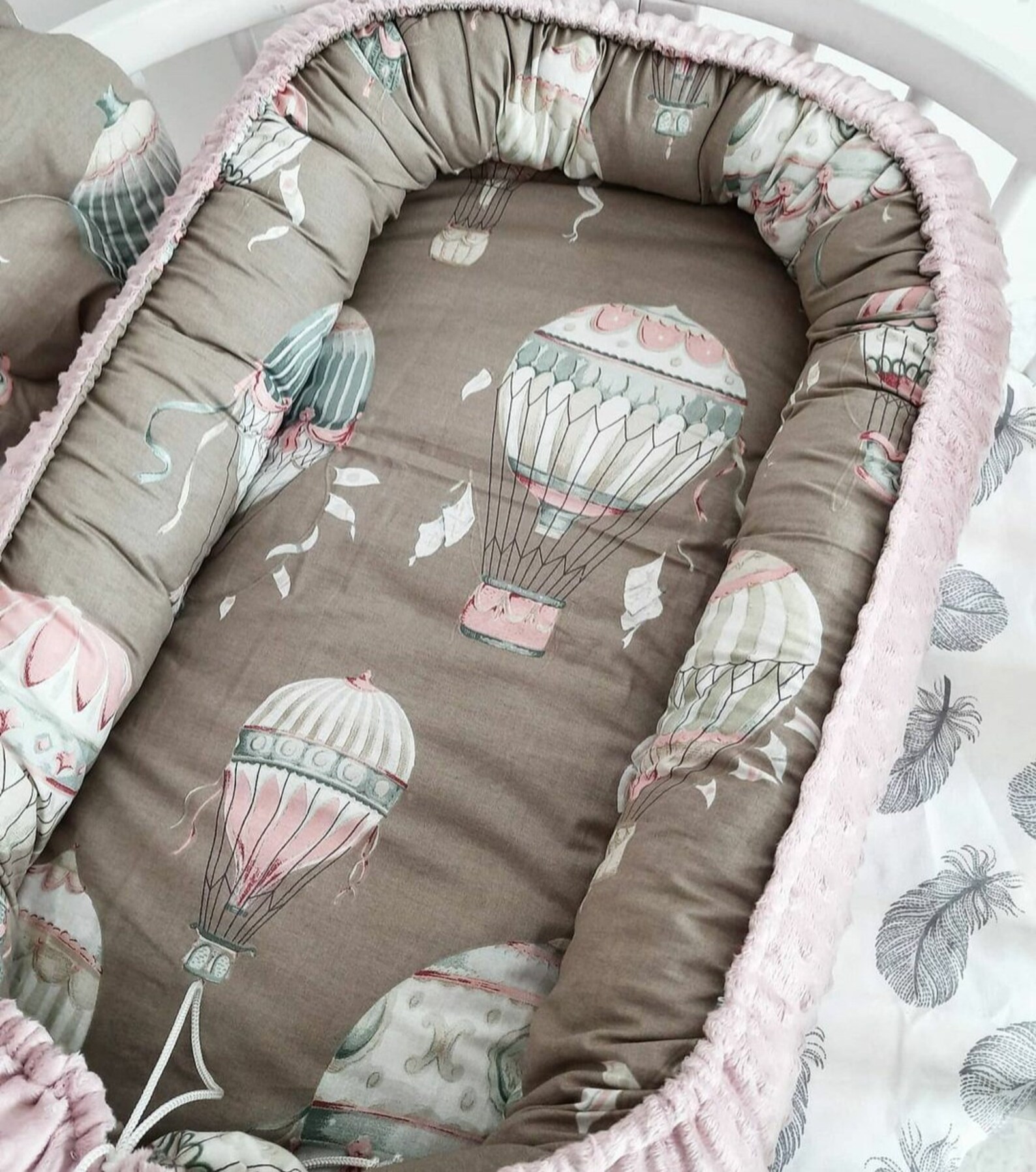 Baby nest Pillow as a gift ready to ship double sided Etsy