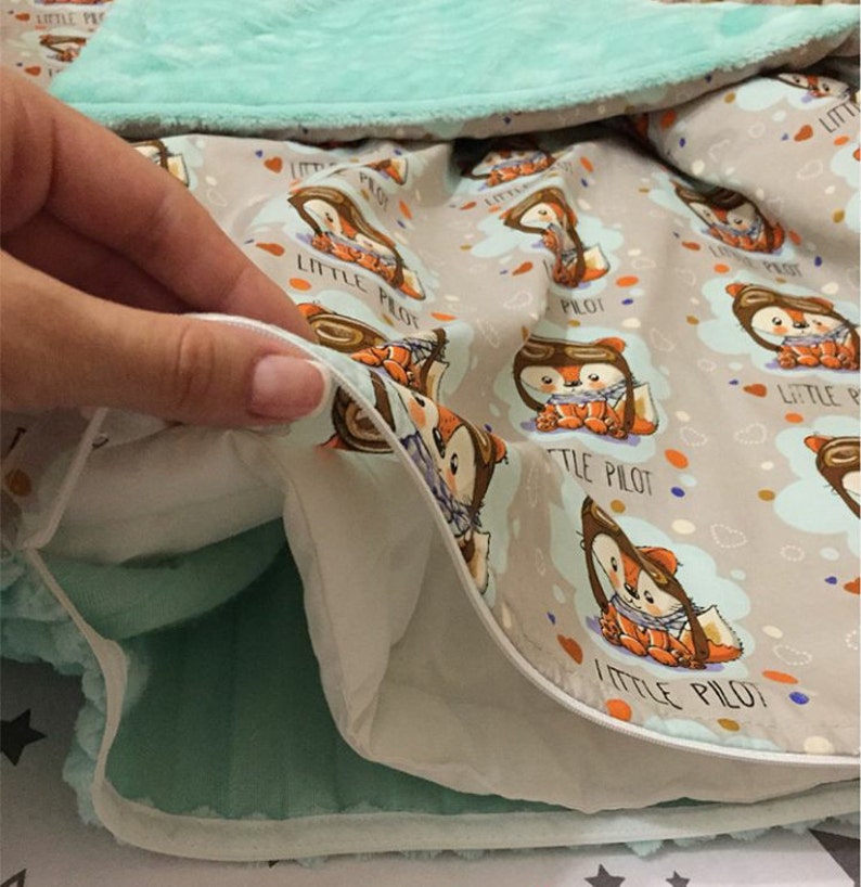 Minky Blanket Baby Blanket Cotton Soft Minky Baby Blanke Etsy