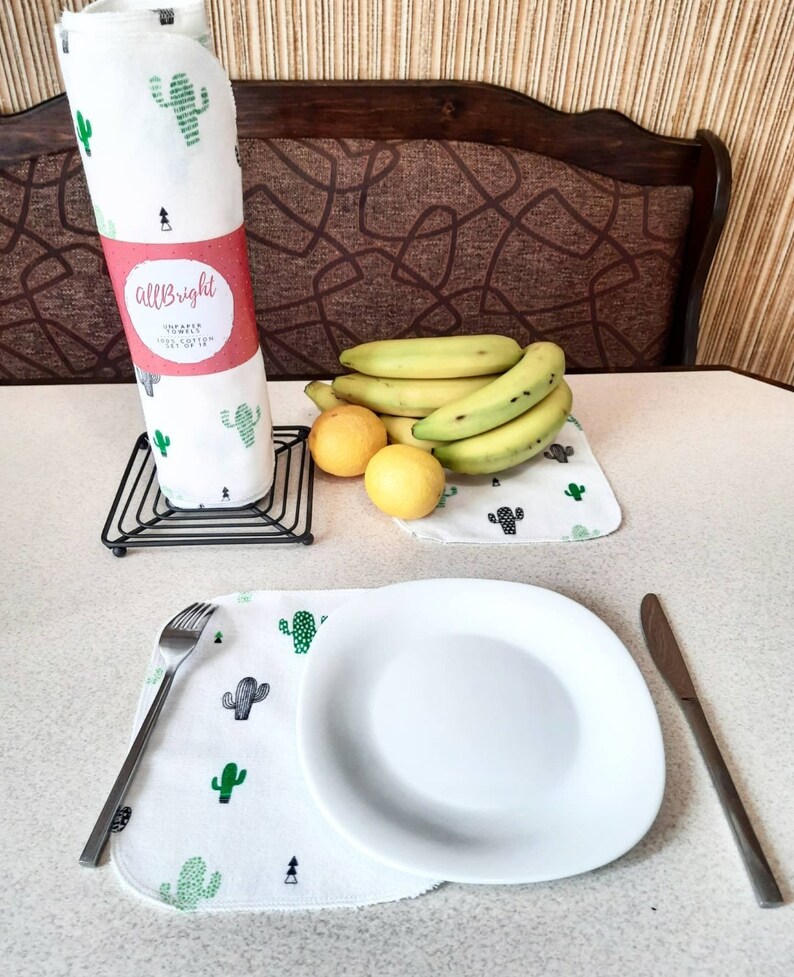 UNPAPER TOWELS Reusable Napkins Cloth Wipes Cloth Towels Etsy