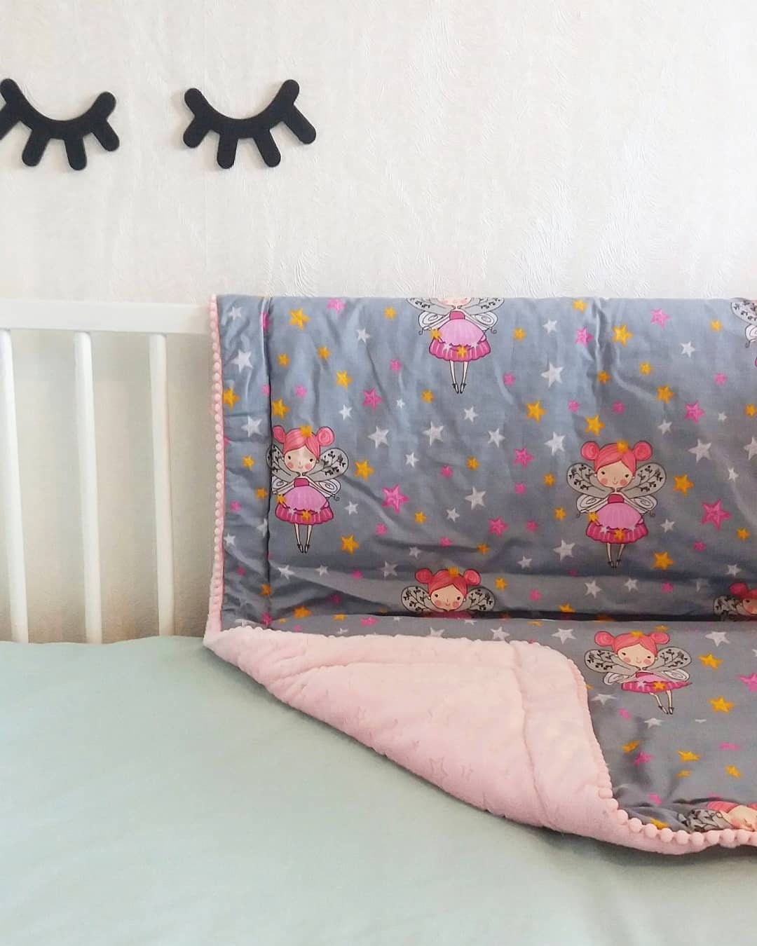 Minky Baby Blanket Pillow White Baby Blanket Girls Crib Etsy